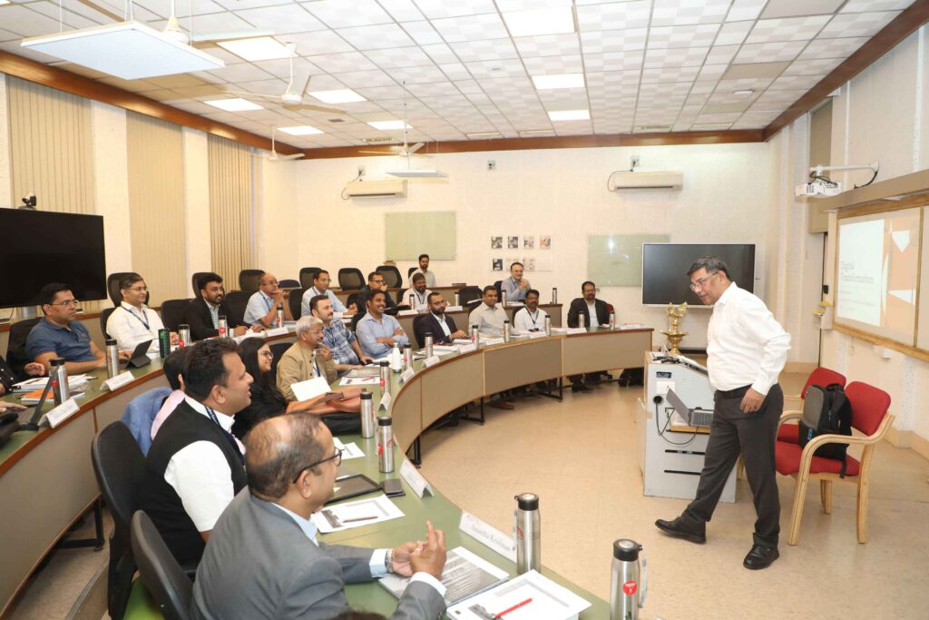 Prof. Srinivasan welcoming the participants of the 5th cohort of LDT
