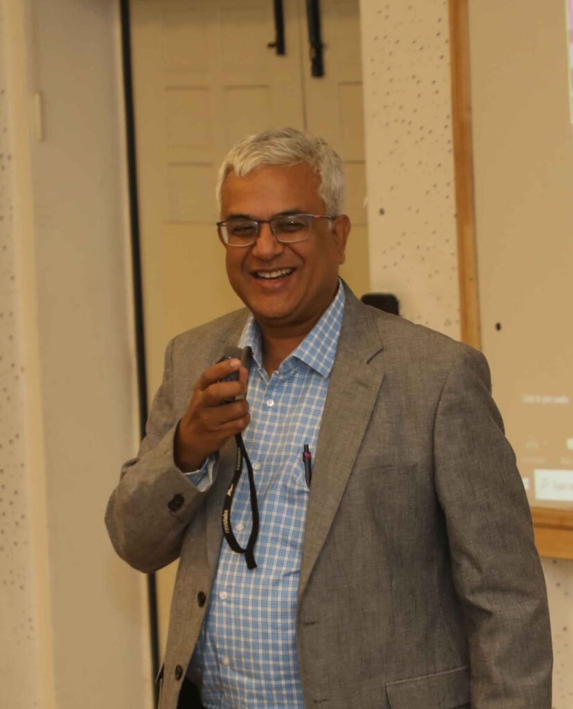 The Chief Programme Officer - Mr. Parthasarathy gives an introductory speech on EEP during the inaugural meet