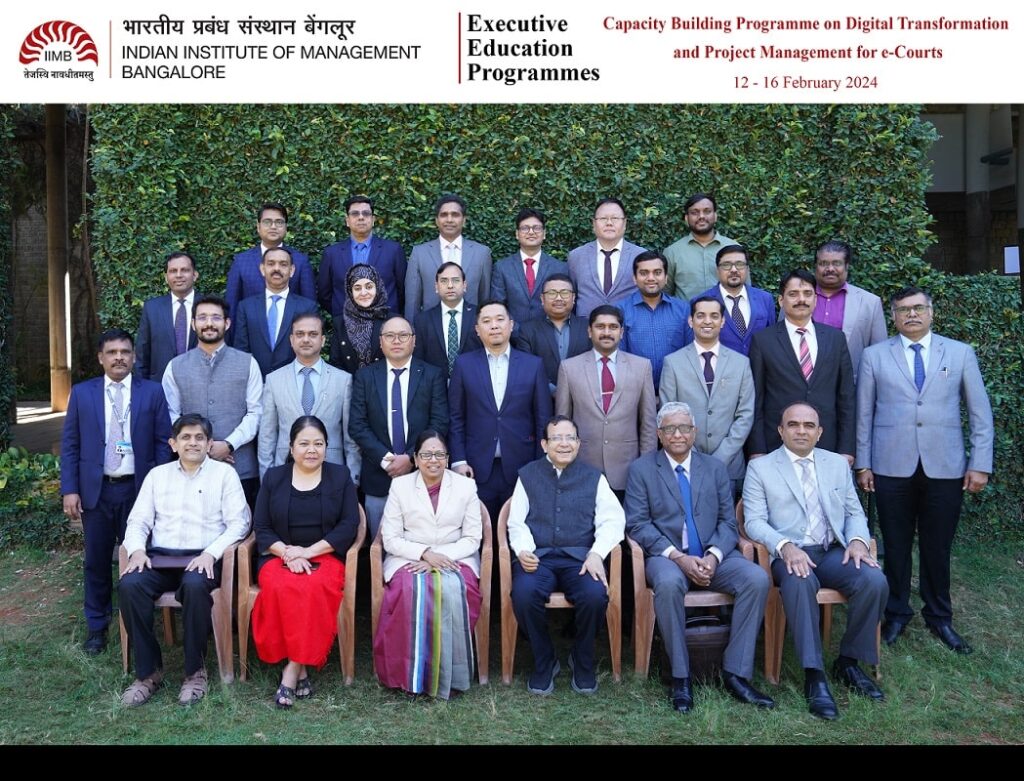 Batch -2 of e-committee officers attending the customized programme on Digital Transformation