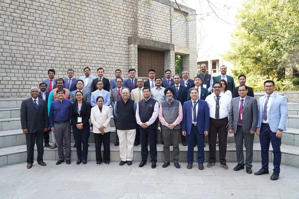 Officers of e-Courts after attending the custom executive education programme