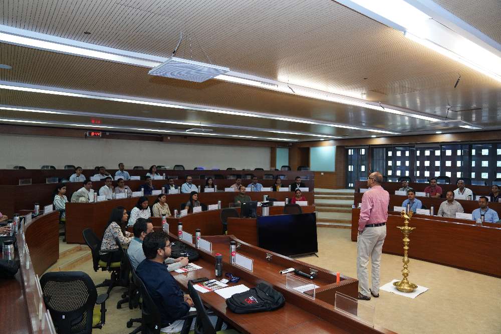 Professor motivating the participants to get ready for an exciting year of learning