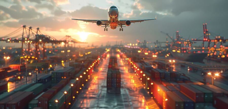 Feature image indicating a plane taking off symbolizing the prospects of Aerospace and Aviation sector
