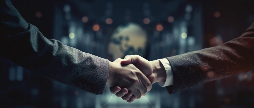 Advanced Business Negotiation - banner image showing a handshake indicative of a successful negotiation