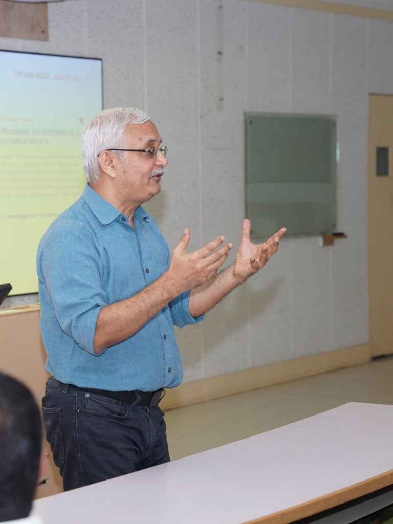 Prof. Suresh Bhagavatula addressing the participants 